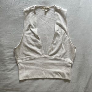 Aritzia Wilfred Free Valeria Top white size small.